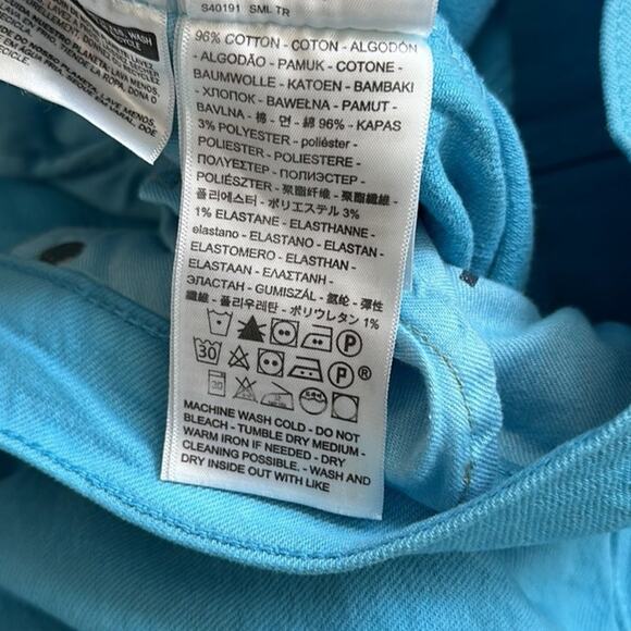 NEW Levi's Made Crafted Barrel Crop Women’s Jeans Blue Mist Sz 32 Organic Cotton - Picture 12 of 14